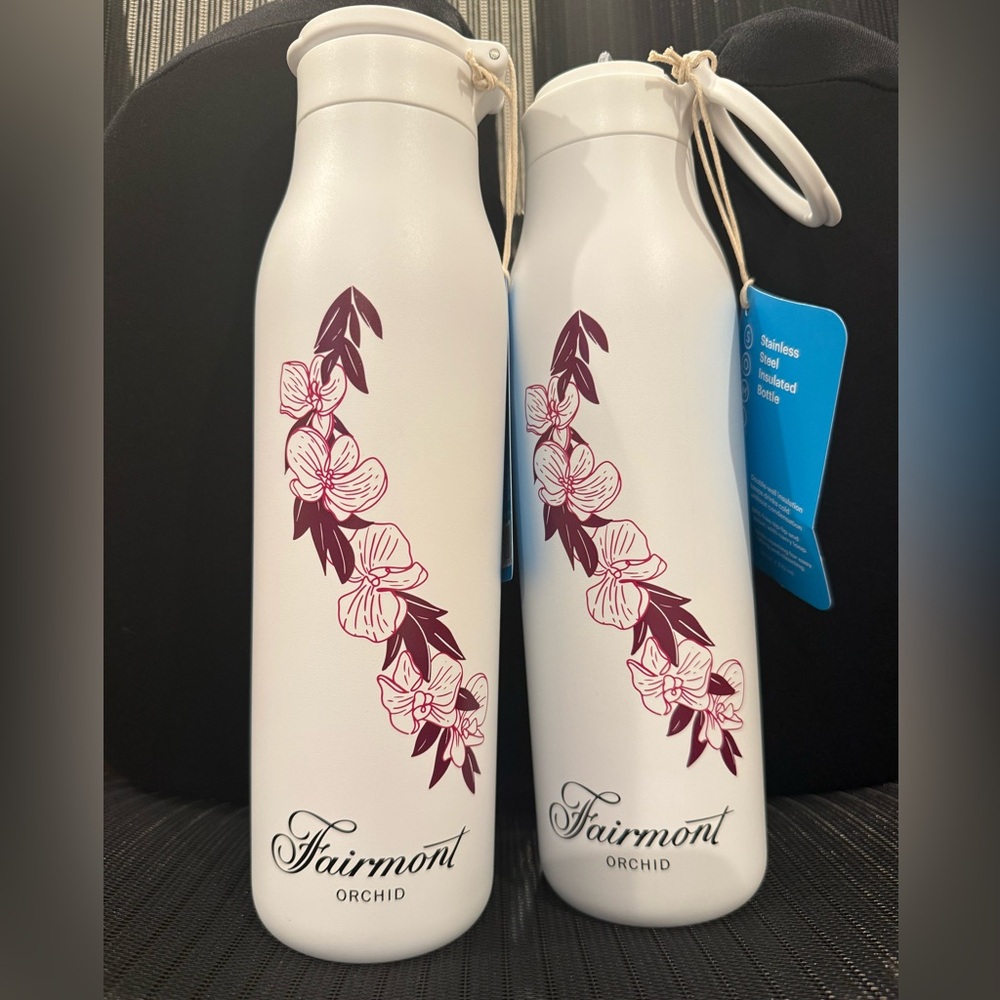 Soma White Stainless Steel Insulated Bottles